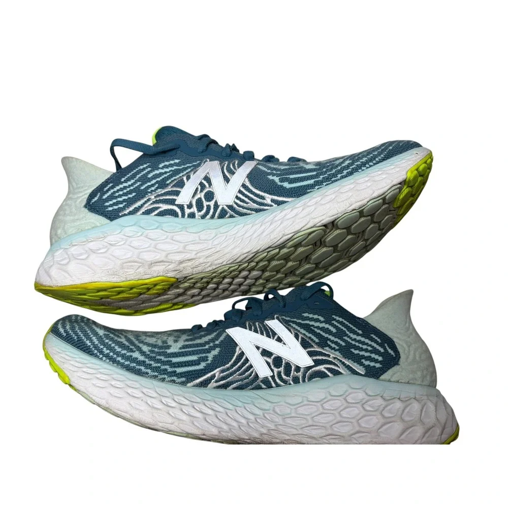 New Balance Fresh Foam 1080 v11 Womens Running Shoes Blue W1080M11 Neon Accent